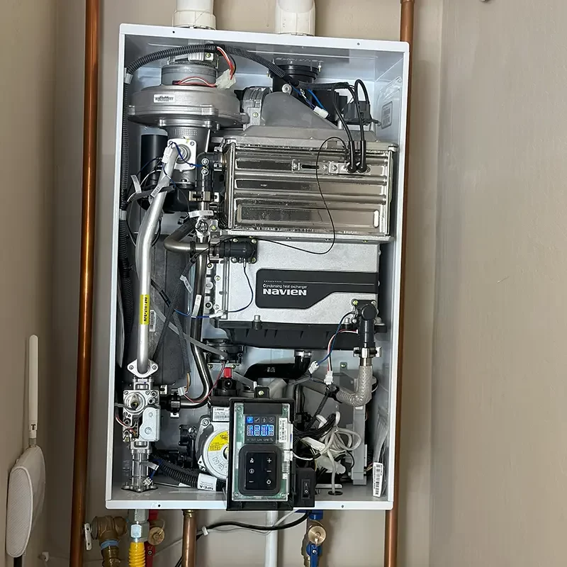 Tankless unit- inside